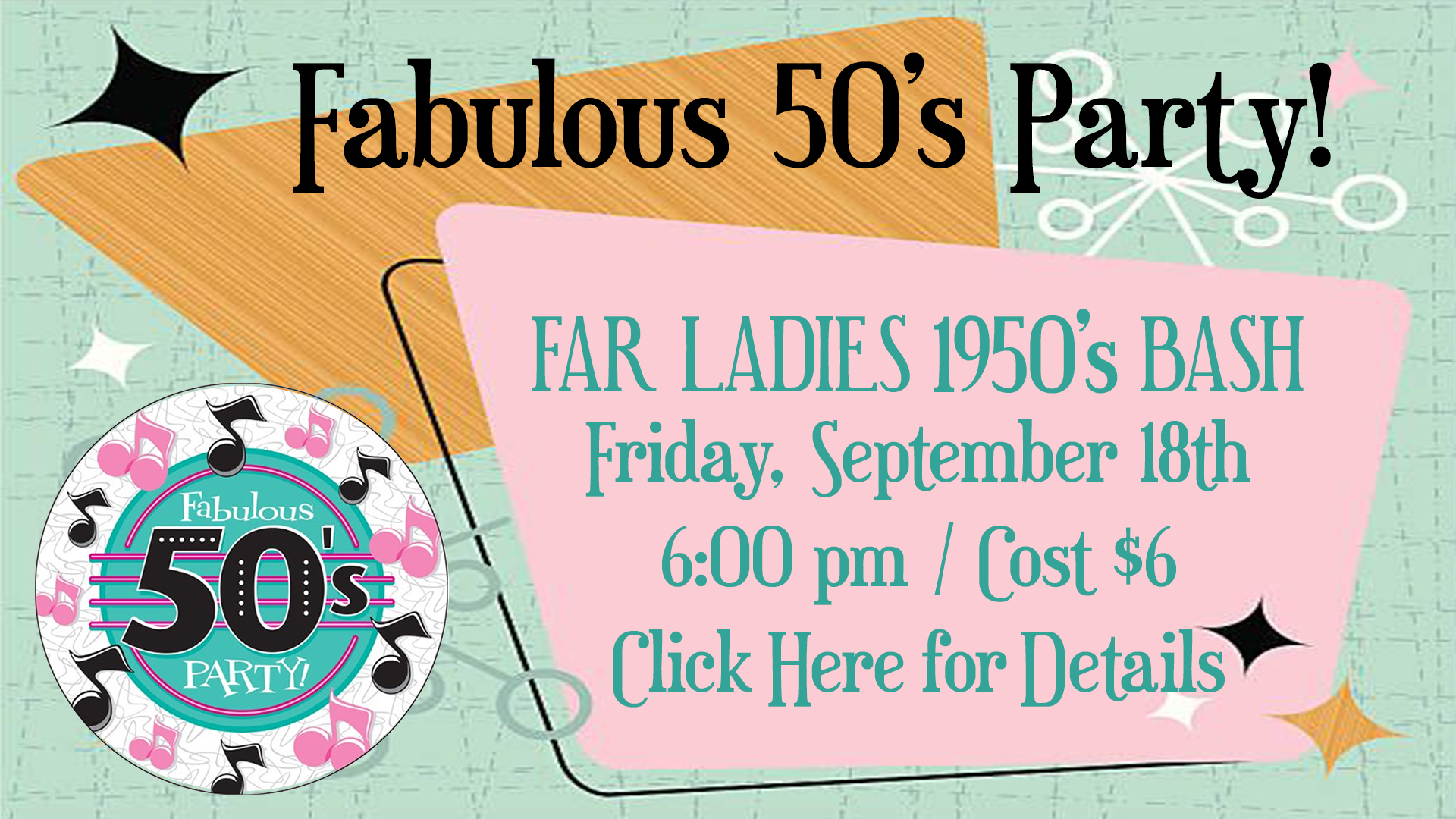 Ladies FAR Meeting – 50s Bash