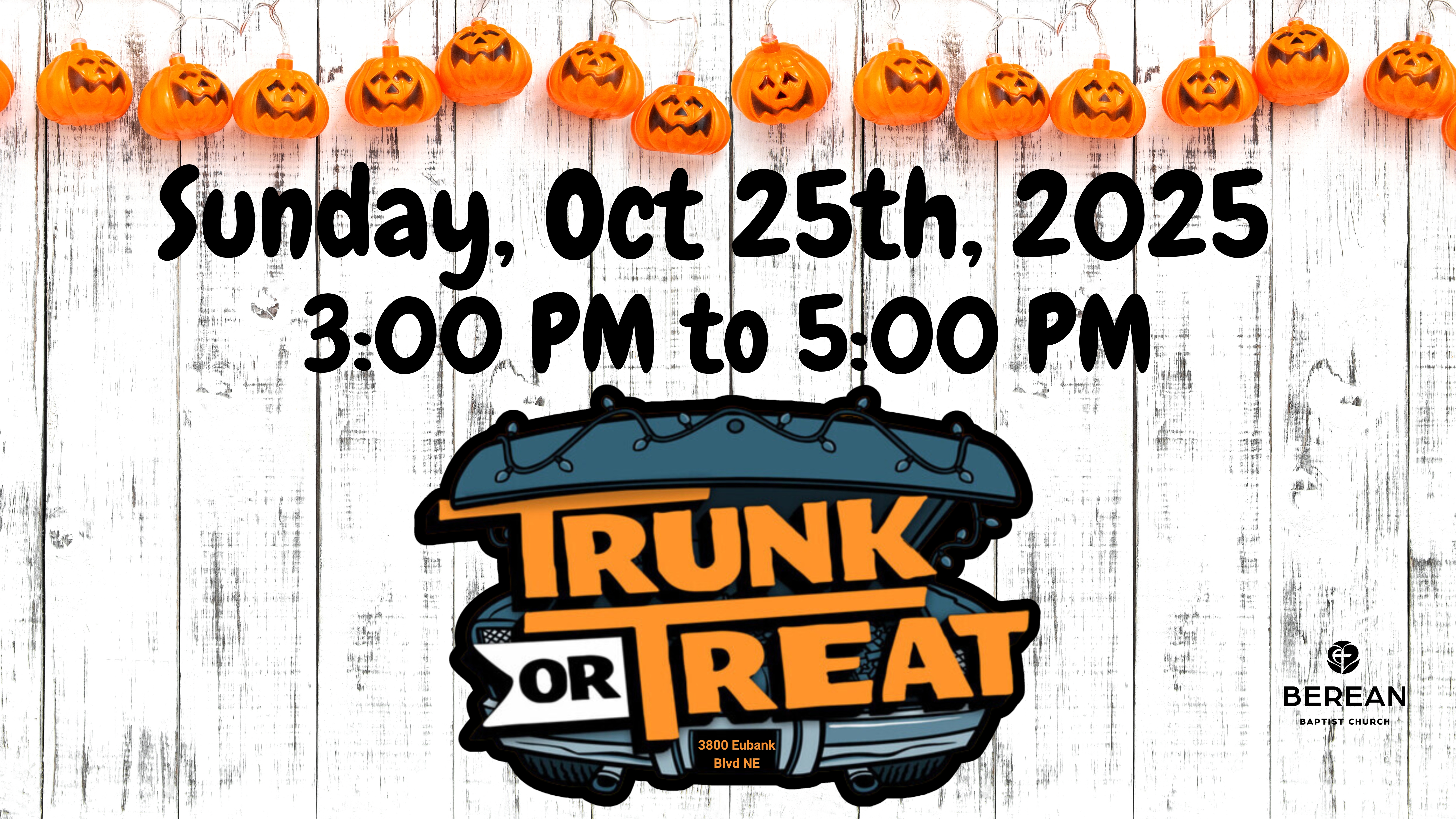 Trunk or Treat 2026